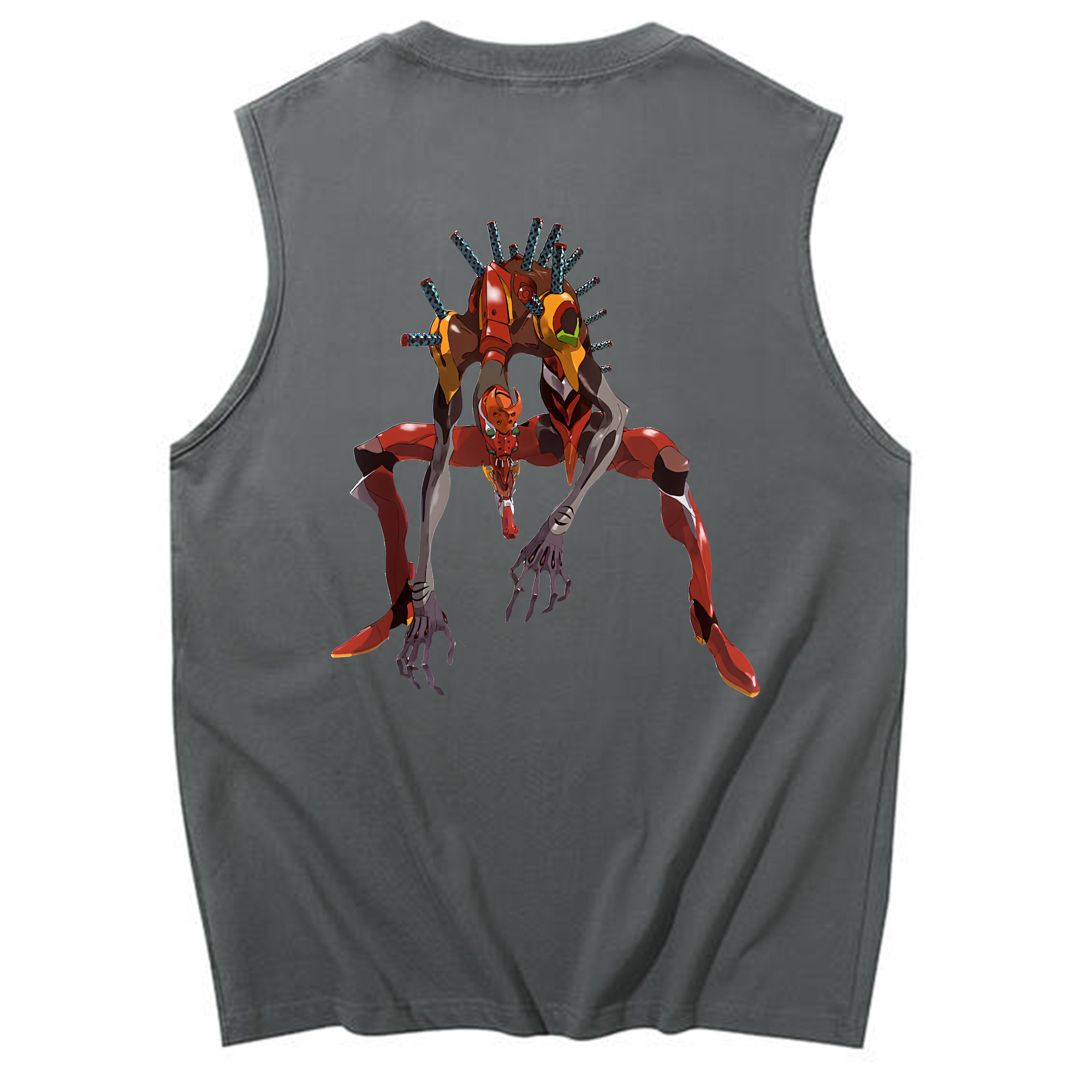 （画像用） EVA 新世紀エヴァンゲリオン コットン100％タンクトップ（背面プリント）